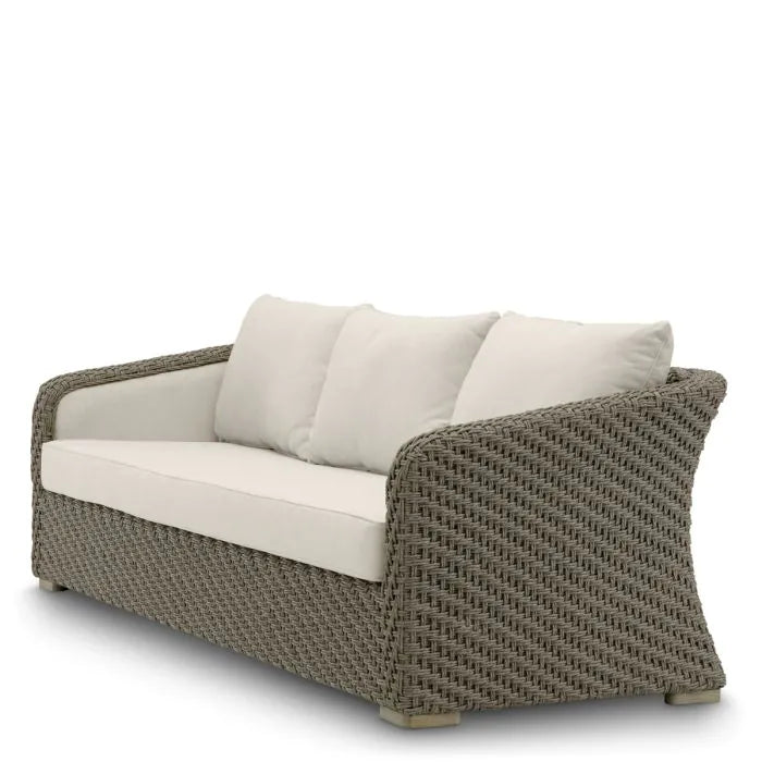 Outdoor Sofa Bryson faux woven rattan viola sand