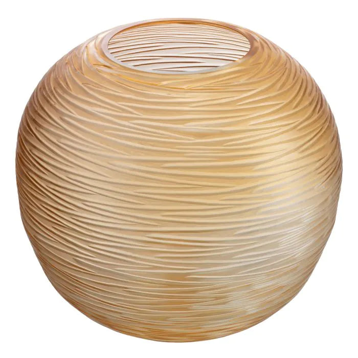 Vase Alessio S peach glass