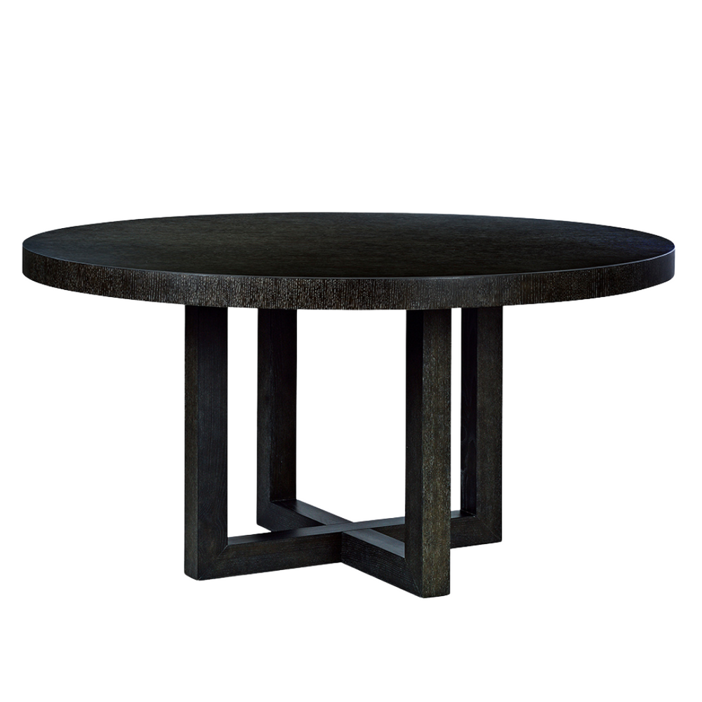 Sunset Dining Table - Round-Oliver Home-OliverH-1195-26-Dining TablesMidnight-2-France and Son