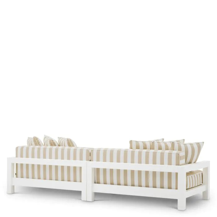 Outdoor Sofa Cap-Antibes matte white florent beige