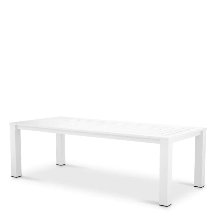 Outdoor Dining Table Vistamar matte white