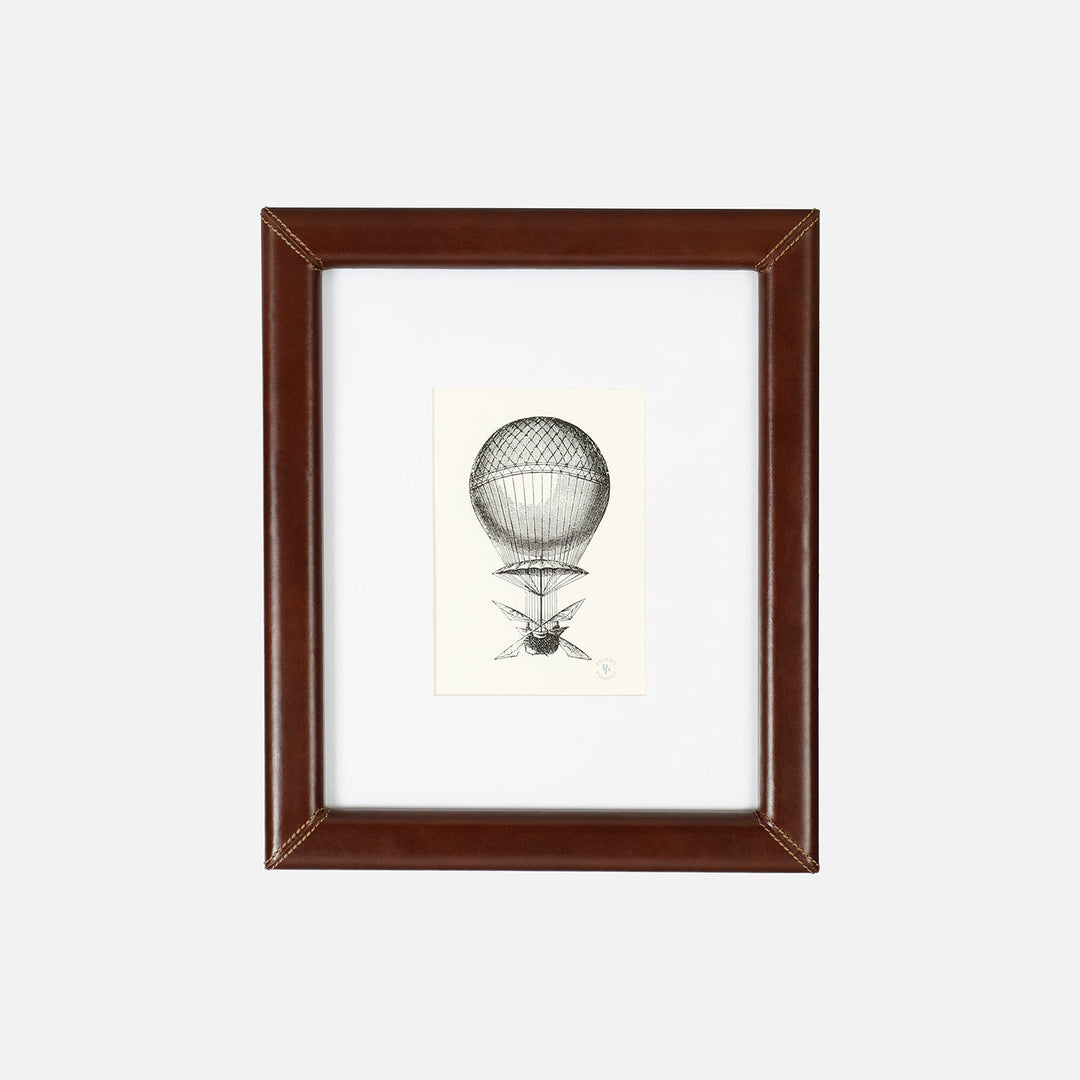 Eton, Tobacco, Wall Frame, 5X7", Full-Grain Leather