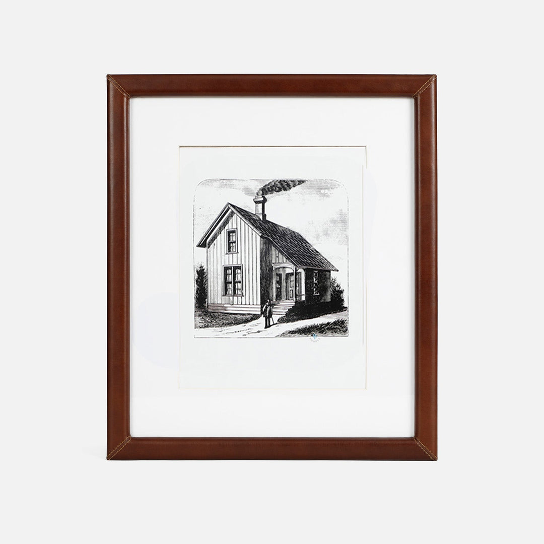 Eton, Tobacco, Wall Frame, 8X10", Full-Grain Leather