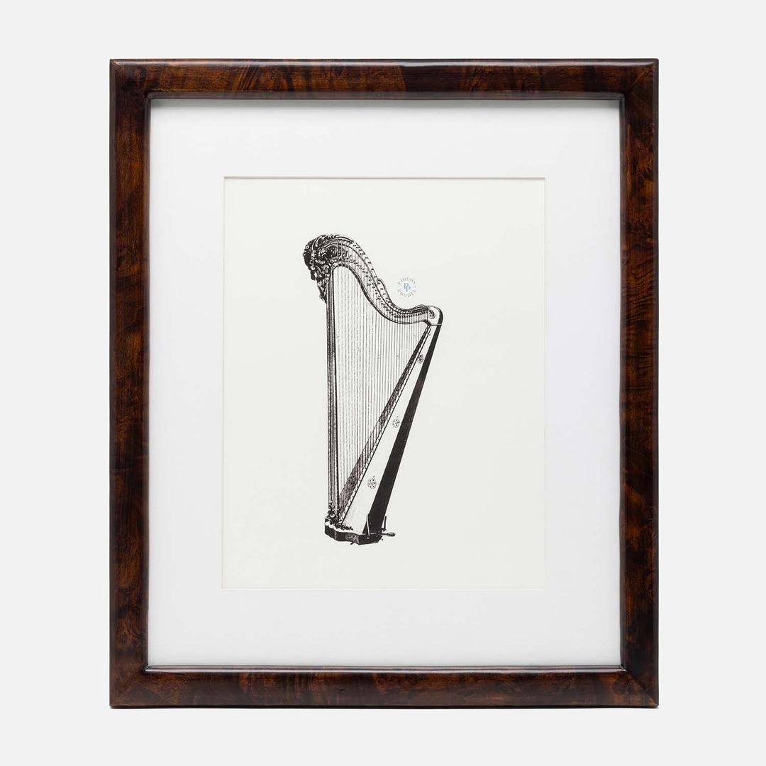 Nelson, Dark Honey, Wall Frame, 11"X14", Mappa Burl