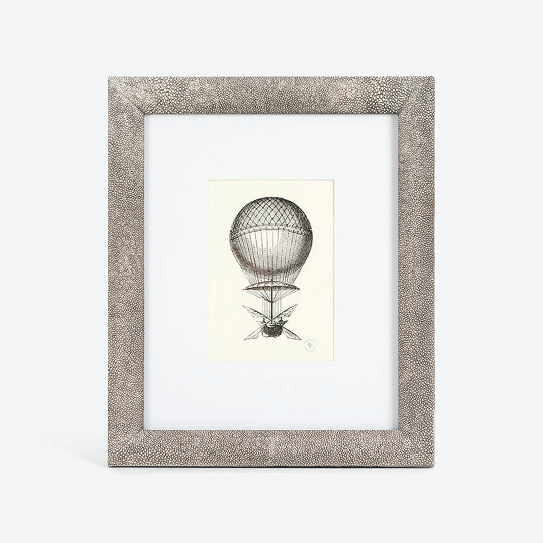 Oxford, Sand, Wall Frame, 5"X7", Realistic Faux Shagreen