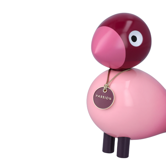 Kay Bojesen Story Bird Passion, Pink, Medium