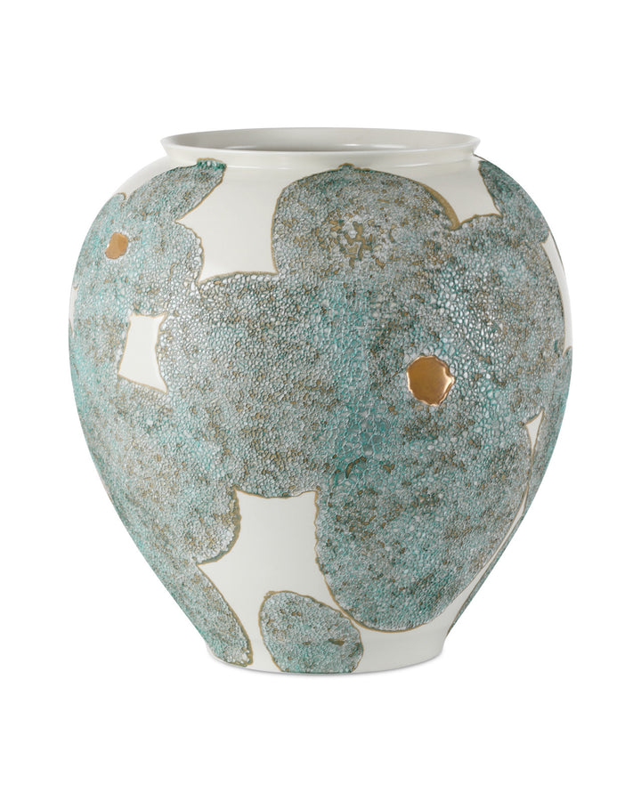Bloom Blue & Ivory Vase