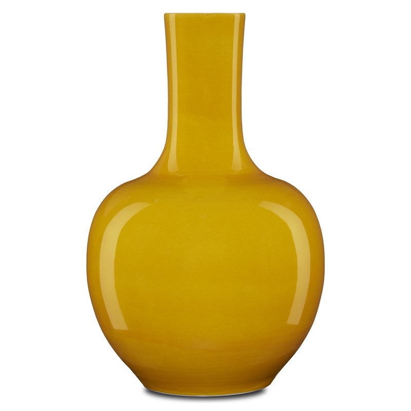 Imperial Long Neck Vase-Currey-CURY-1200-0580-Decorative ObjectsYellow-6-France and Son