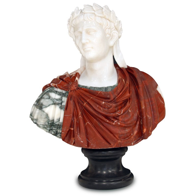 Cristos Marble Bust Sculpture-Currey-CURY-1200-0663-Decorative Objects-1-France and Son