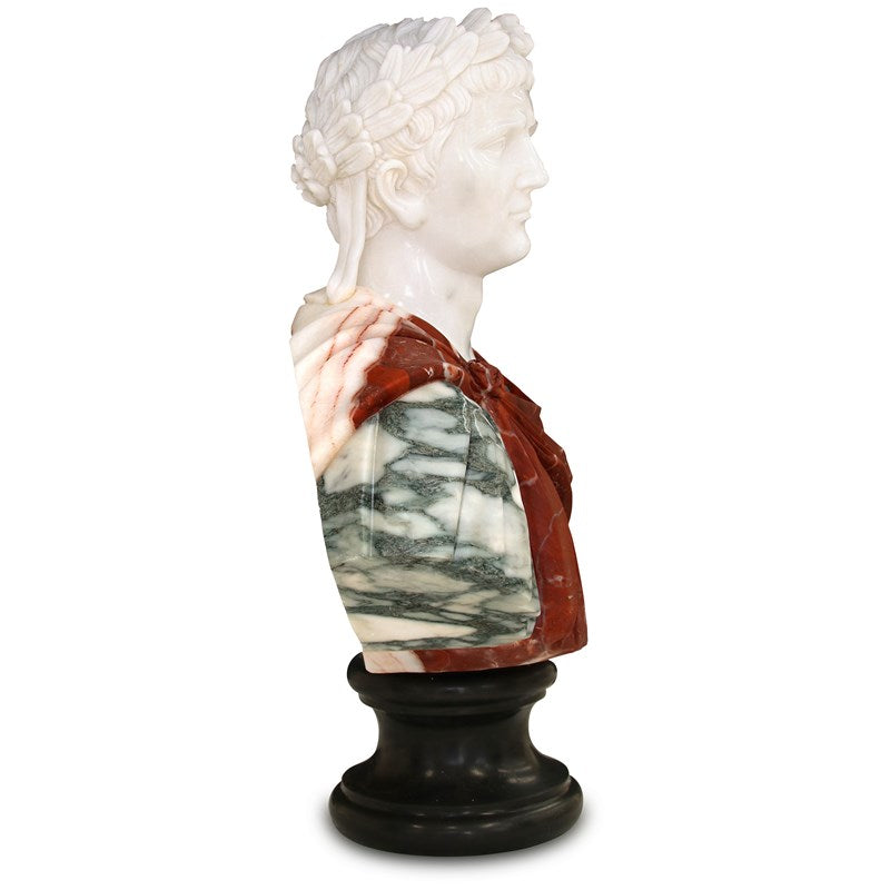 Cristos Marble Bust Sculpture-Currey-CURY-1200-0663-Decorative Objects-2-France and Son