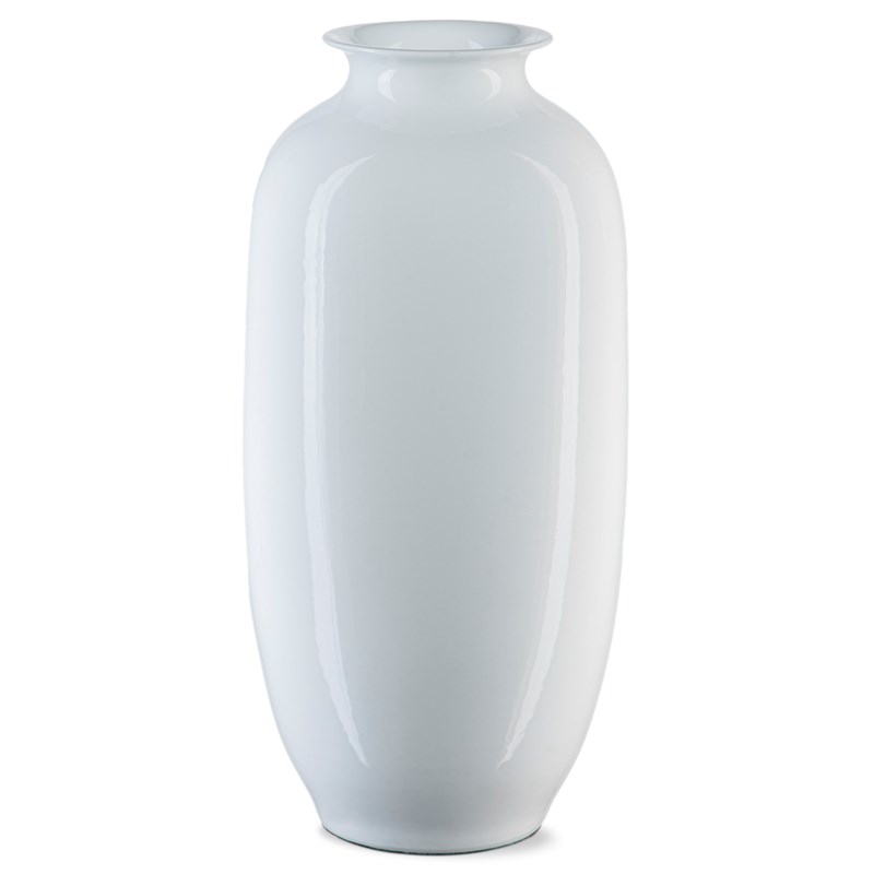 Imperial White Modern Vase-Currey-CURY-1200-0690-Vases-1-France and Son