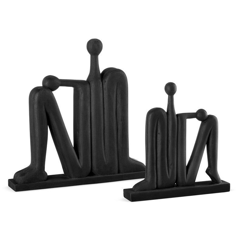 Abstract Figure Set of 2-Currey-CURY-1200-0758-Decorative Objects-1-France and Son
