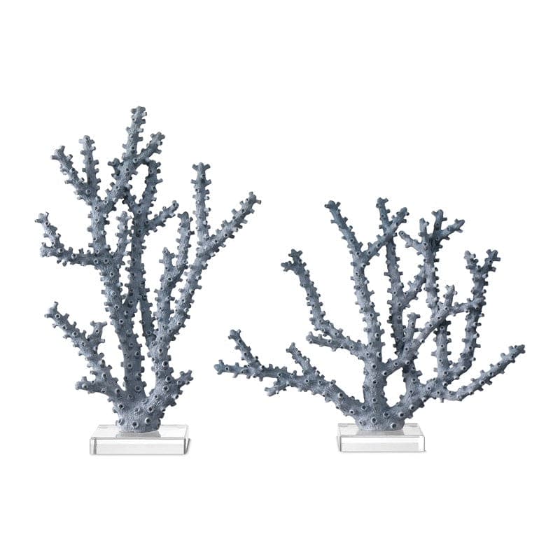 Blue Coral Set of 2-Currey-CURY-1200-0797-Decorative Objects-1-France and Son
