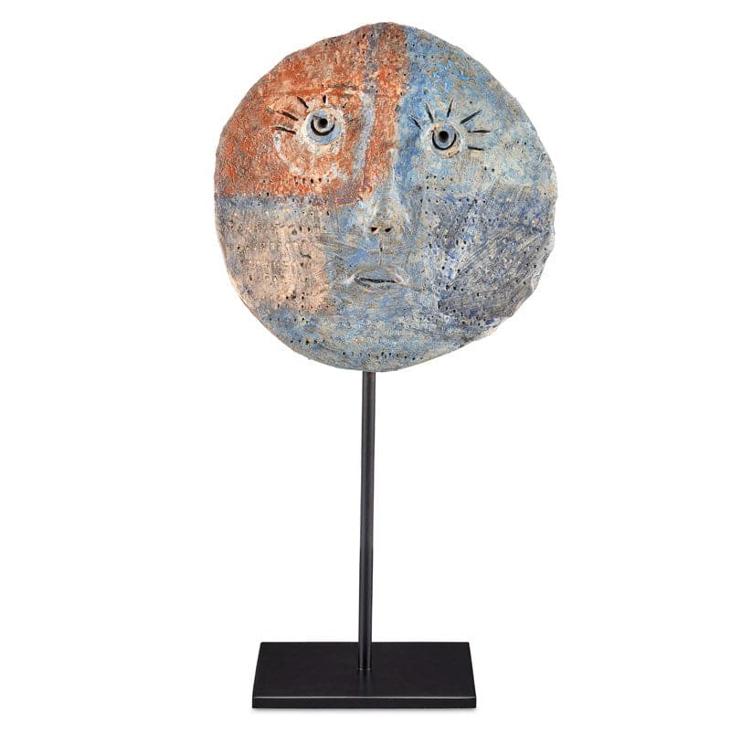 Artisan Face Disc-Currey-CURY-1200-0851-Decorative ObjectsLarge-5-France and Son