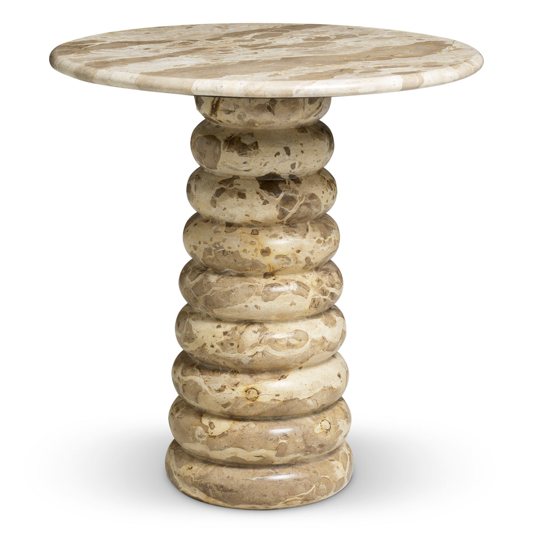 Side Table Lerici - Chocolate marble