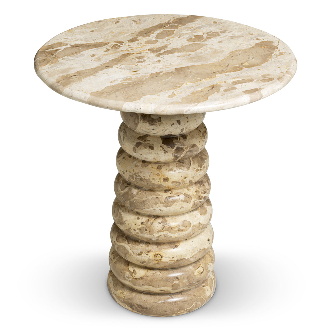 Side Table Lerici - Chocolate marble