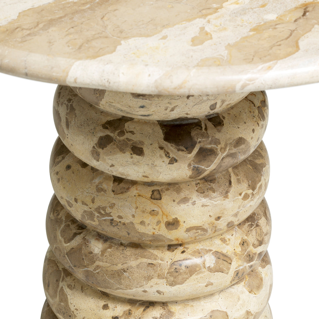 Side Table Lerici - Chocolate marble