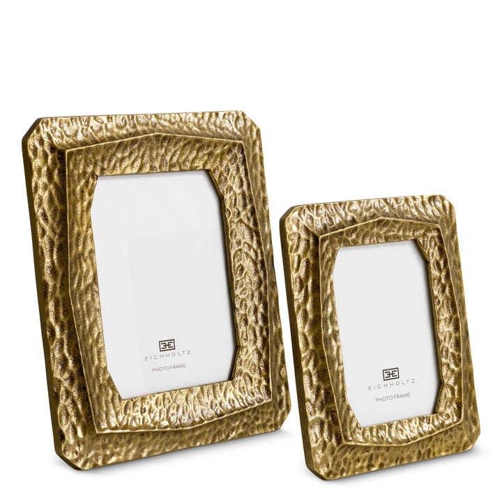 Picture Frame Thatcher set of 2 - Vintage brass finish