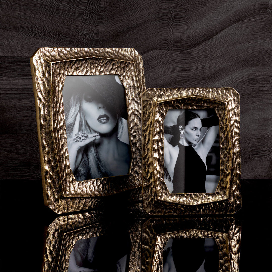 Picture Frame Thatcher set of 2 - Vintage brass finish