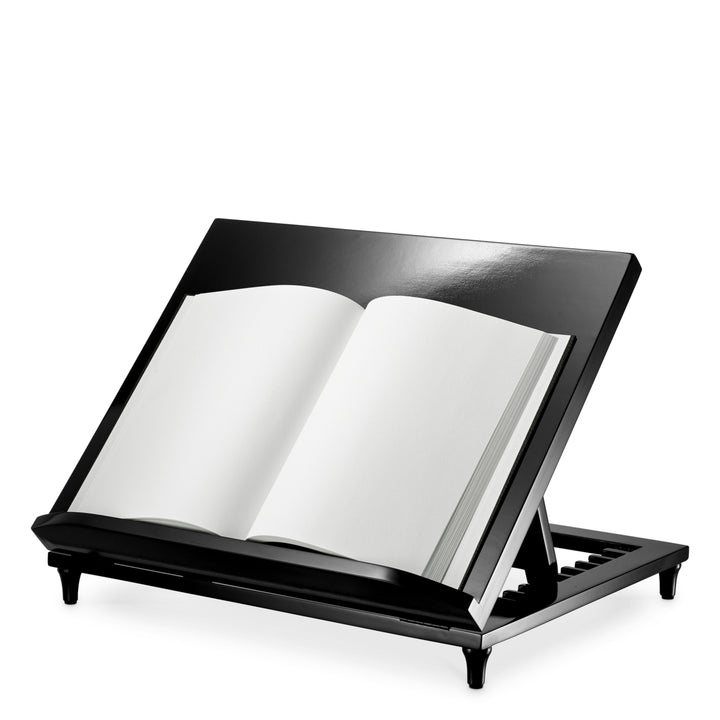 Bookstand Camino - Piano black finish