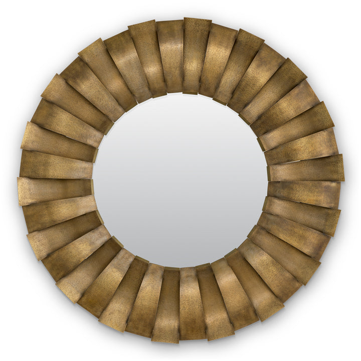 Mirror Aldrin - Vintage brass finish | handhammered