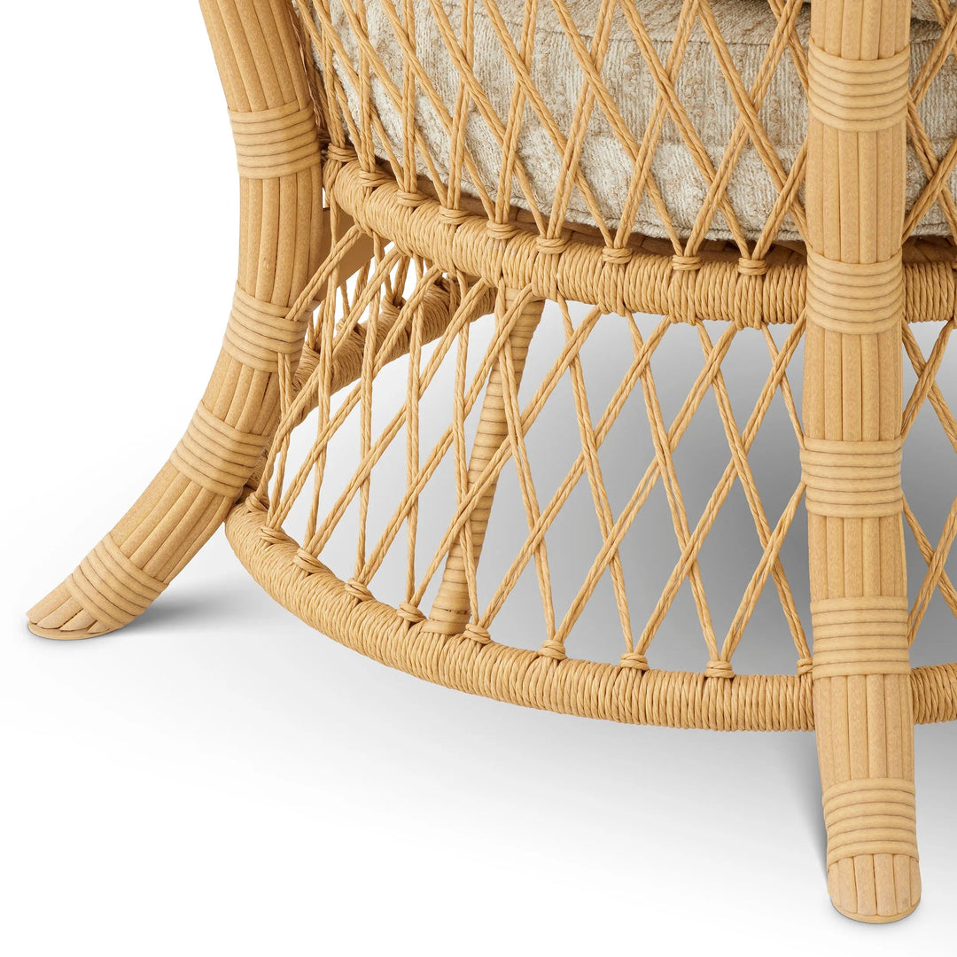 Outdoor Chair Riverton Faux Rattan Arden Natural - image 5