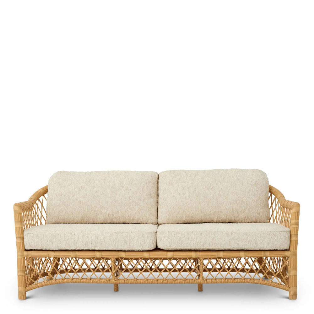 Outdoor Sofa Riverton Faux Rattan Arden Natural - image 2
