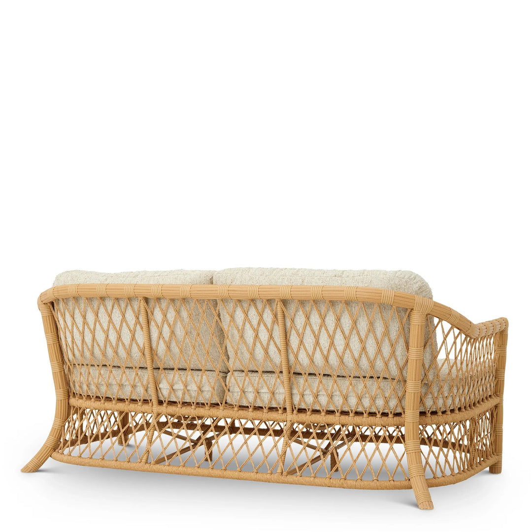 Outdoor Sofa Riverton Faux Rattan Arden Natural - image 4