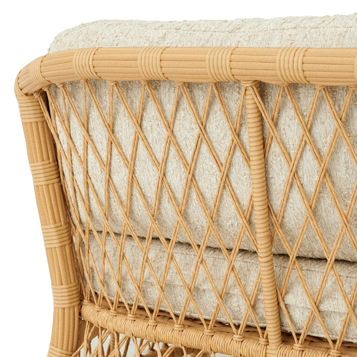 Outdoor Sofa Riverton Faux Rattan Arden Natural - image 5