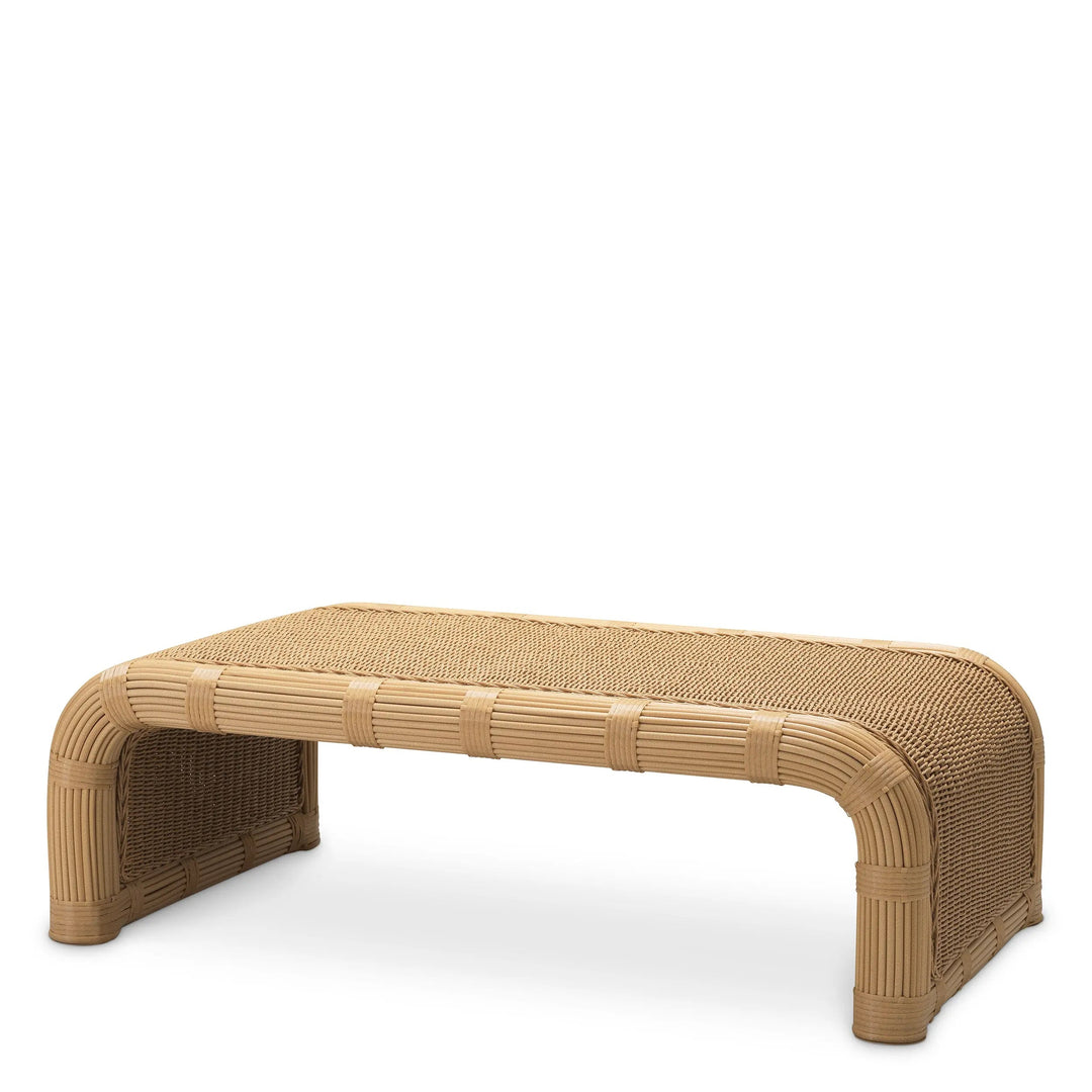 Outdoor Coffee Table Riverton Faux Rattan - image 1