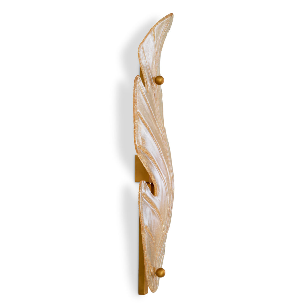 Wall Lamp Grandeur - Champagne colored glass