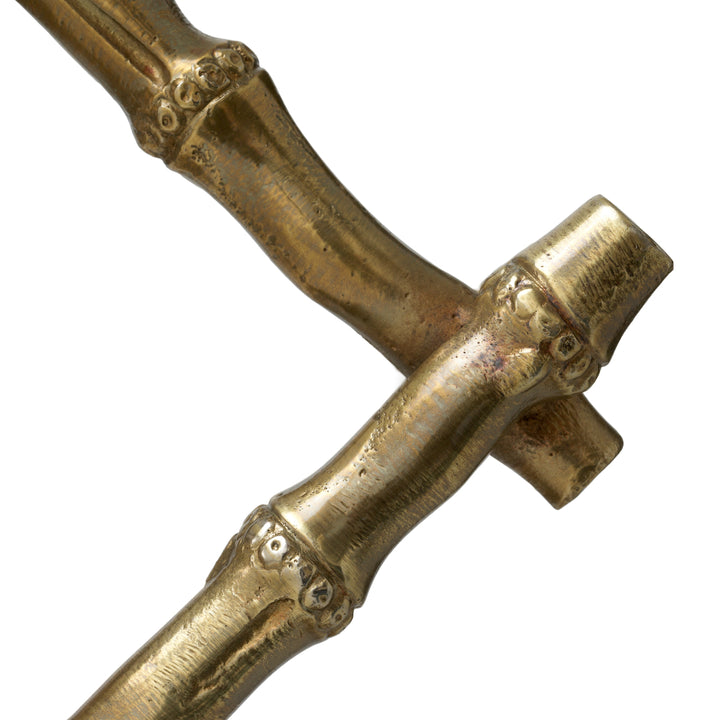 Wine Rack Sassari - Vintage brass finish