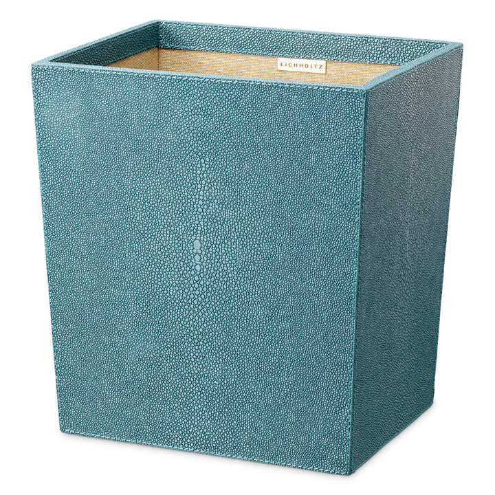 Desk Set Scaleo set of 3 - Blue faux shagreen