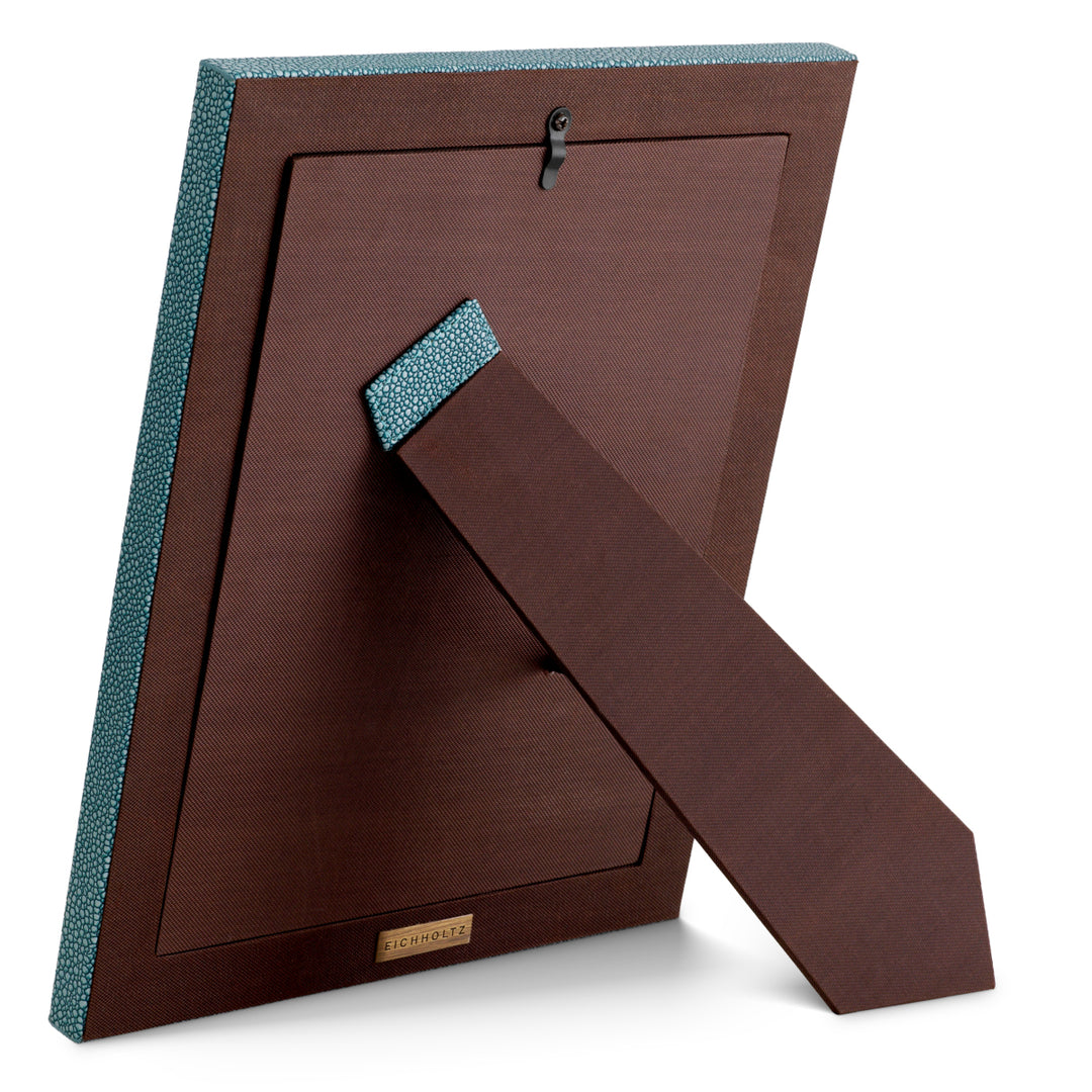 Picture Frame Scaleo set of 2 - Blue faux shagreen