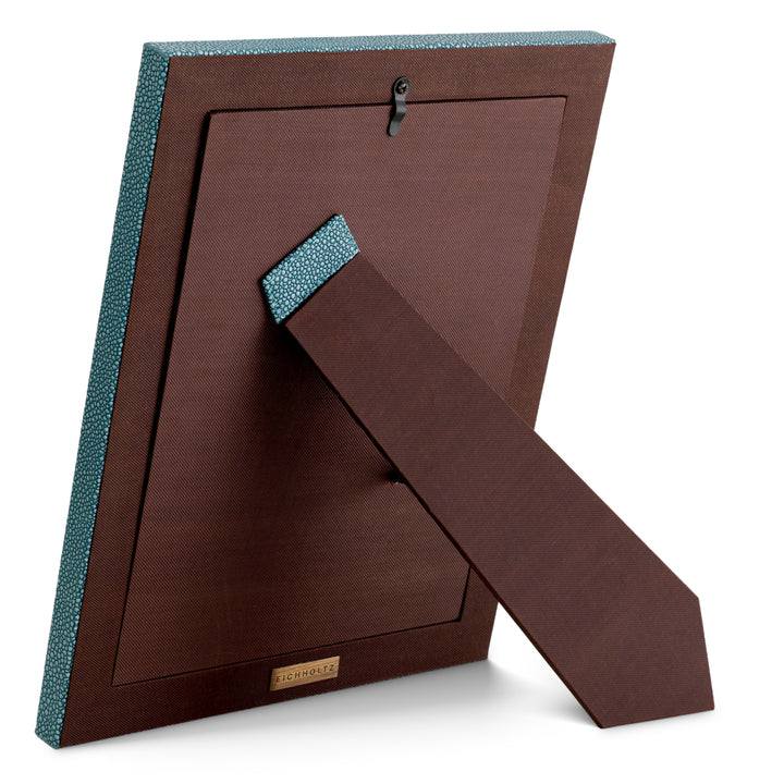 Picture Frame Scaleo set of 2 - Blue faux shagreen