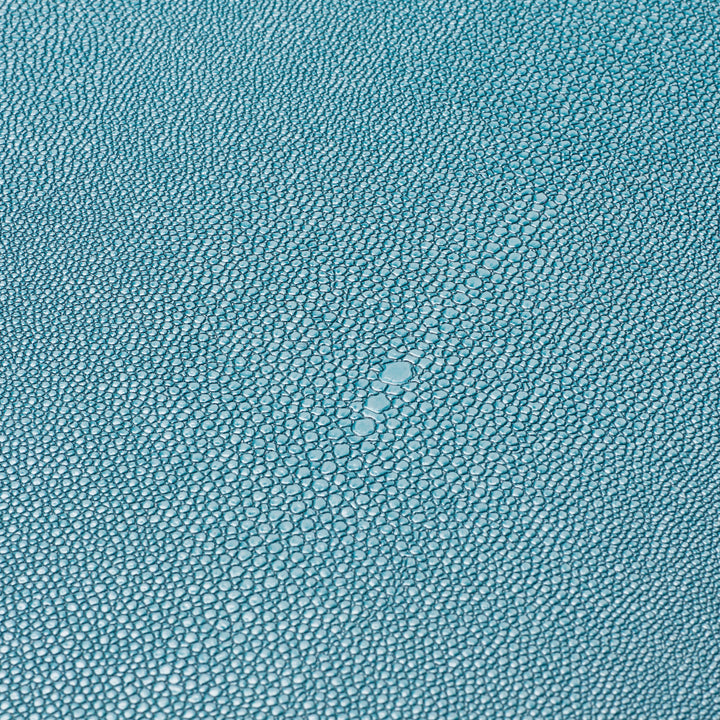 Desk Blotter Scaleo - Blue faux shagreen