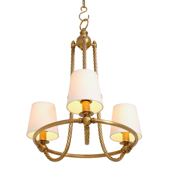 Chandelier Vienna S - Vintage brass finish