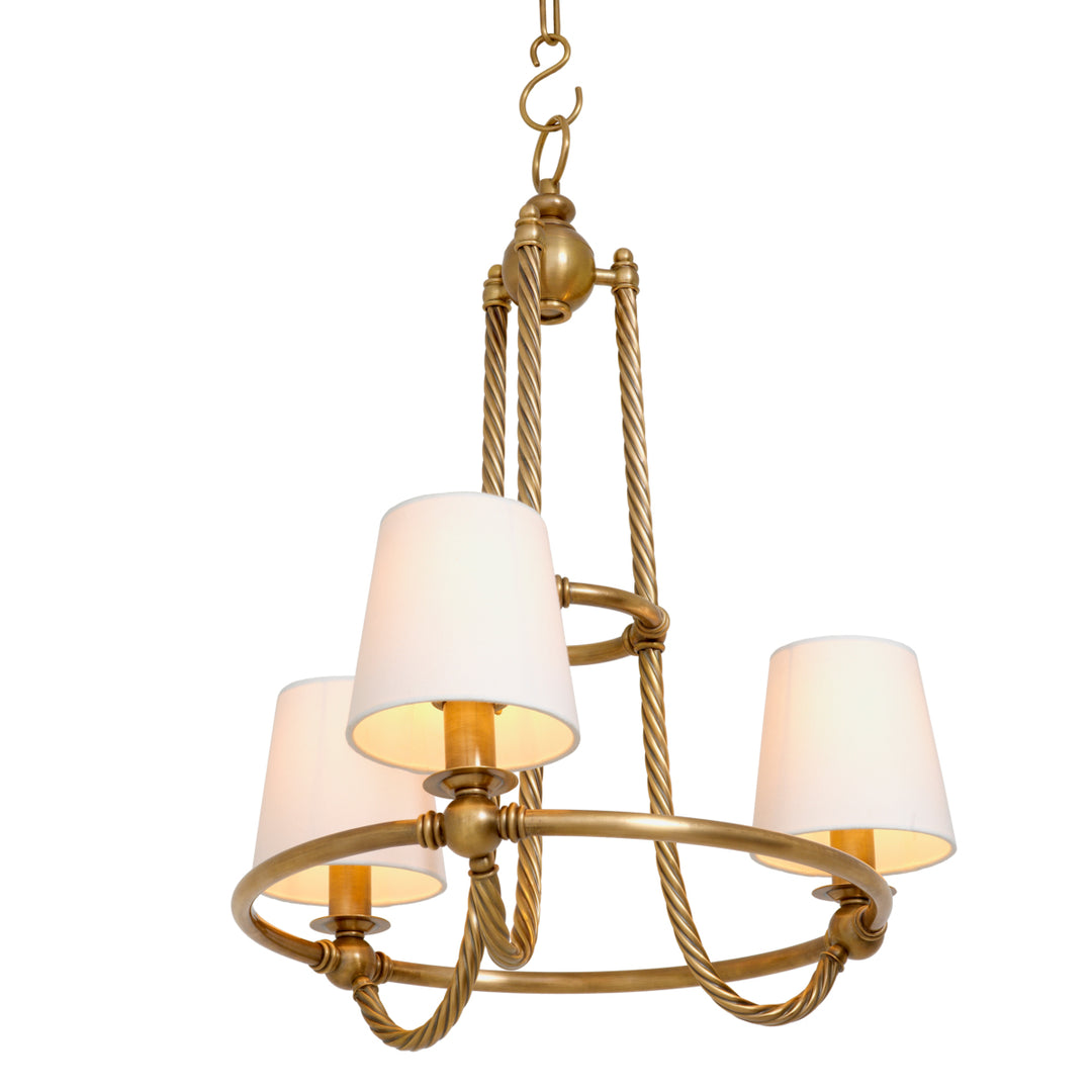 Chandelier Vienna S - Vintage brass finish