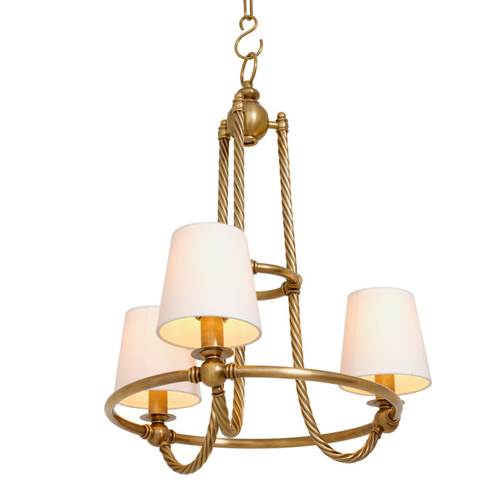 Chandelier Vienna S - Vintage brass finish