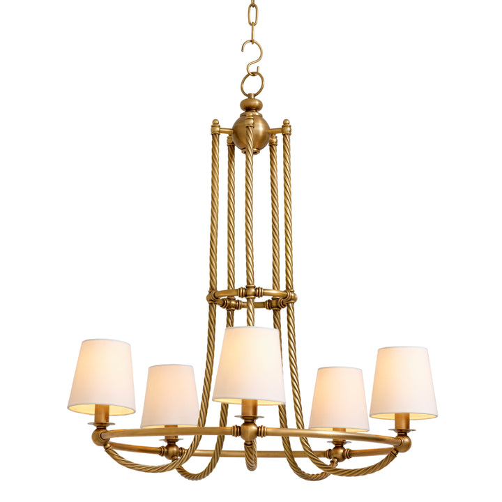 Chandelier Vienna L - Vintage brass finish