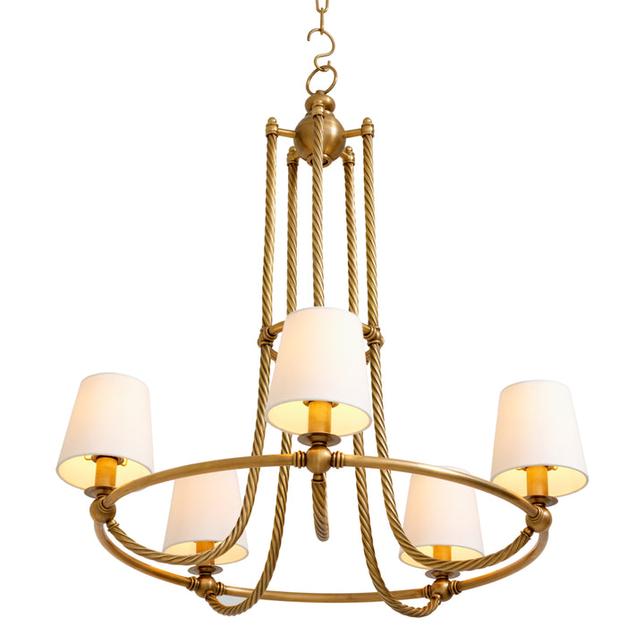 Chandelier Vienna L - Vintage brass finish