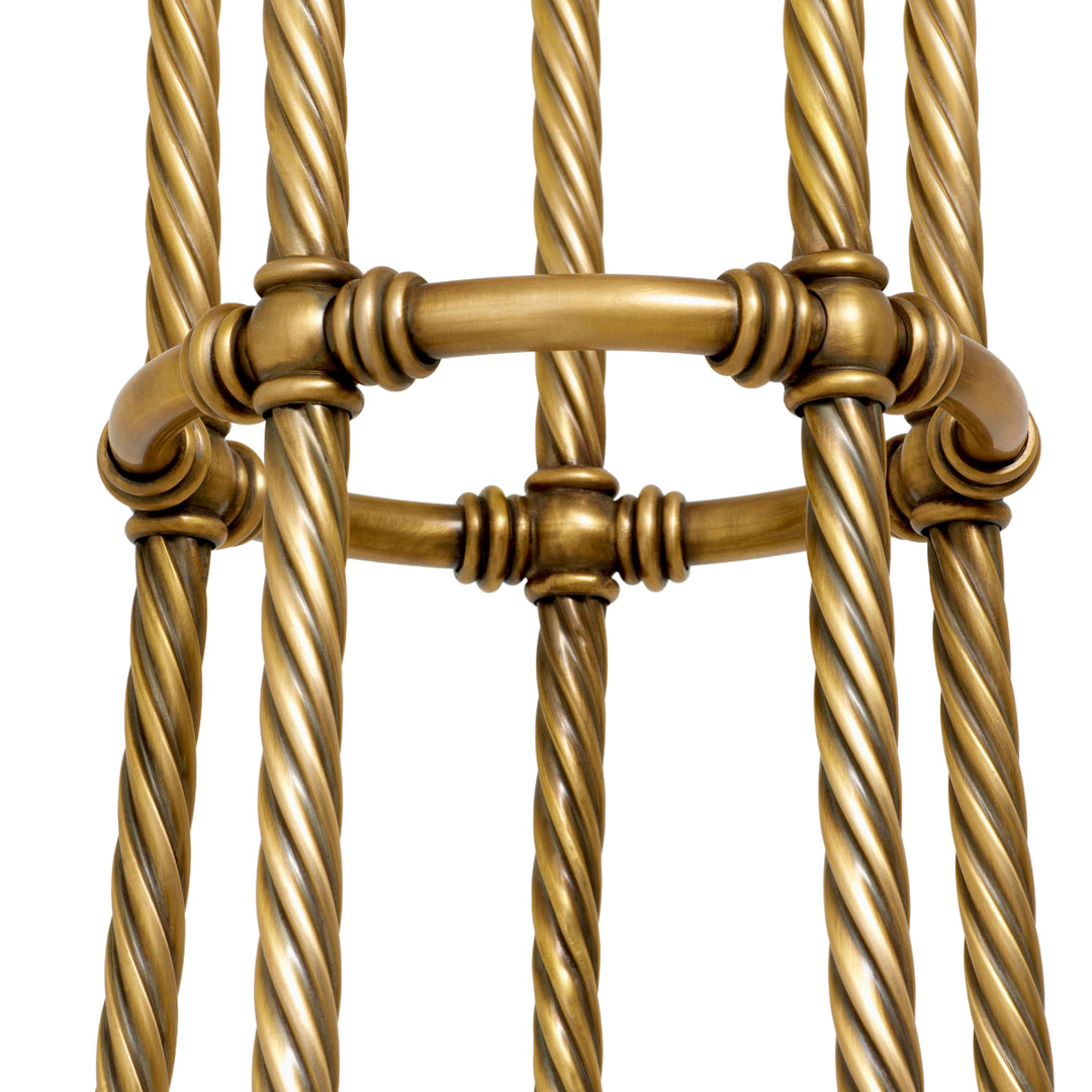 Chandelier Vienna L - Vintage brass finish