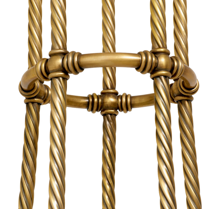 Chandelier Vienna L - Vintage brass finish