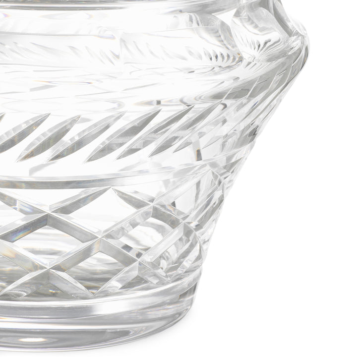 Jar Cortham - Clear glass | hand blown | hand cut