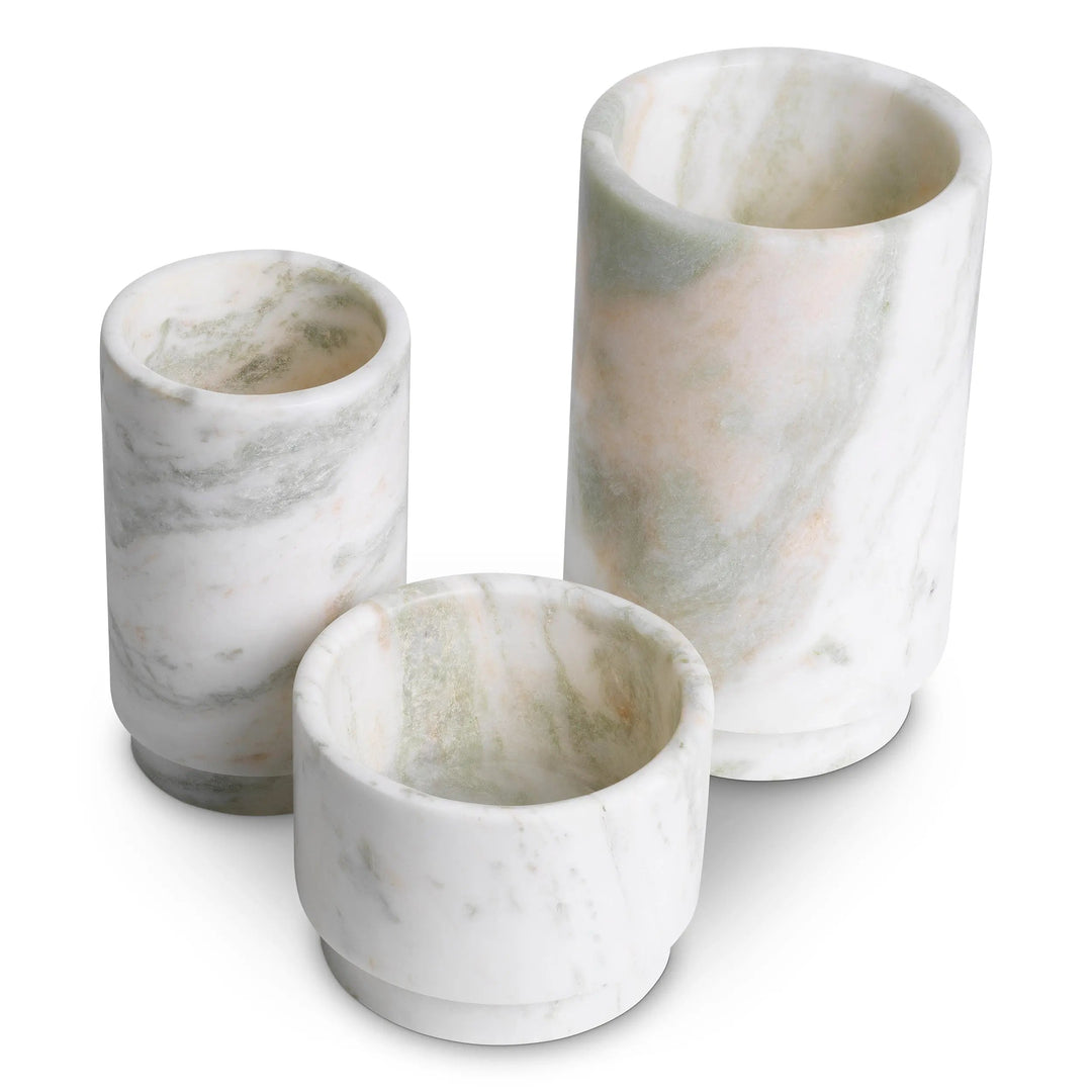 Tealight Holder Leonidas Green Onyx Set Of 3 - image 2