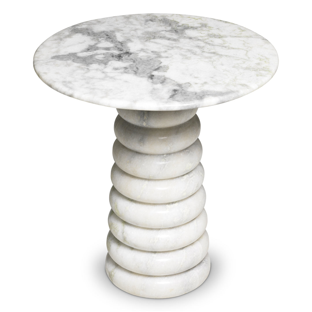 Side Table Lerici - White marble
