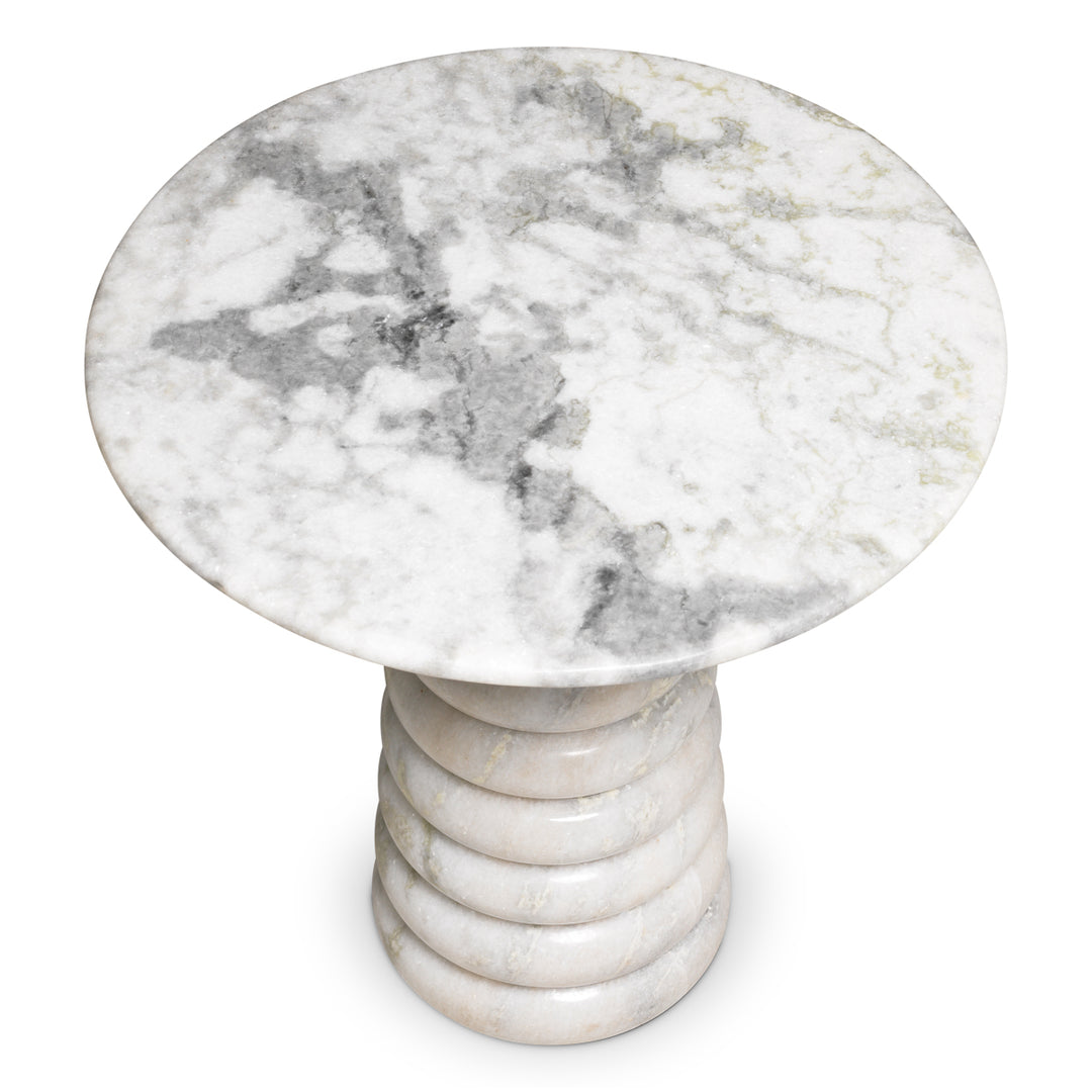 Side Table Lerici - White marble