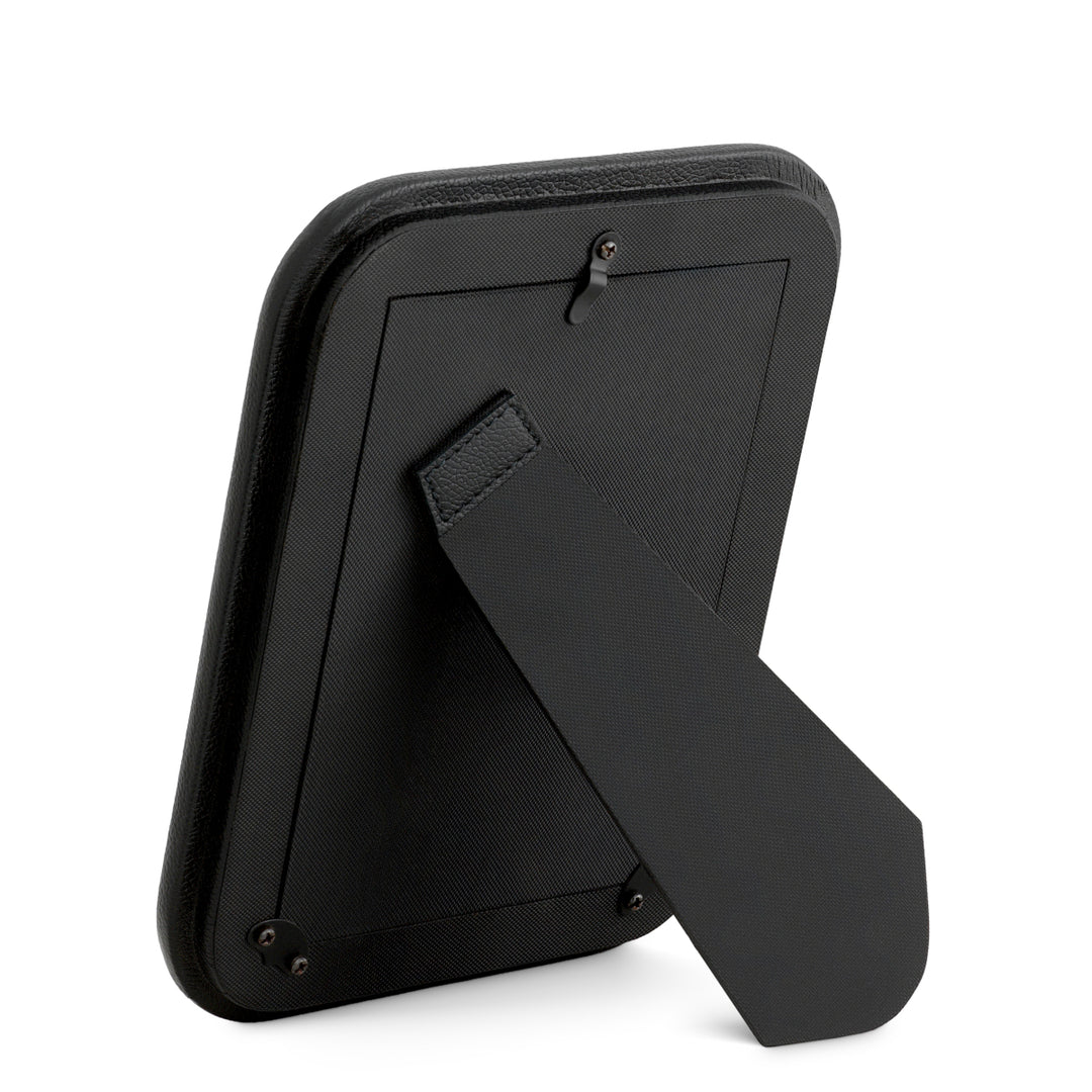 Picture Frame Elvane set of 2 - Black leather