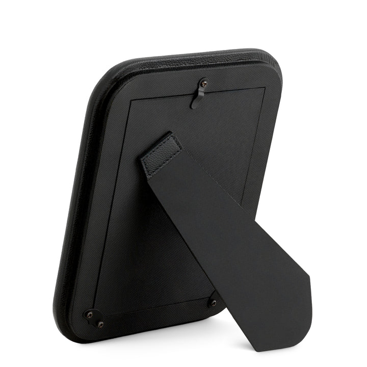 Picture Frame Elvane set of 2 - Black leather
