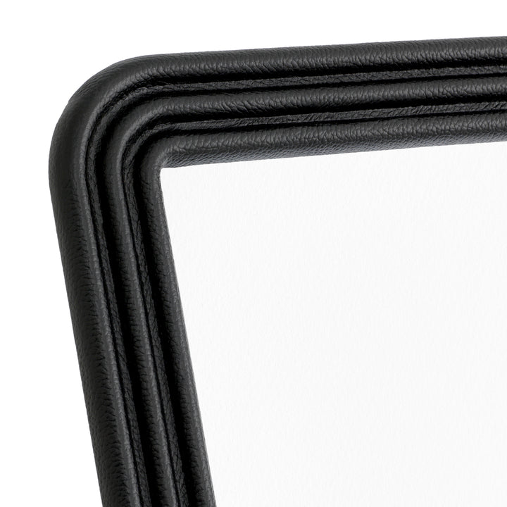 Picture Frame Elvane set of 2 - Black leather